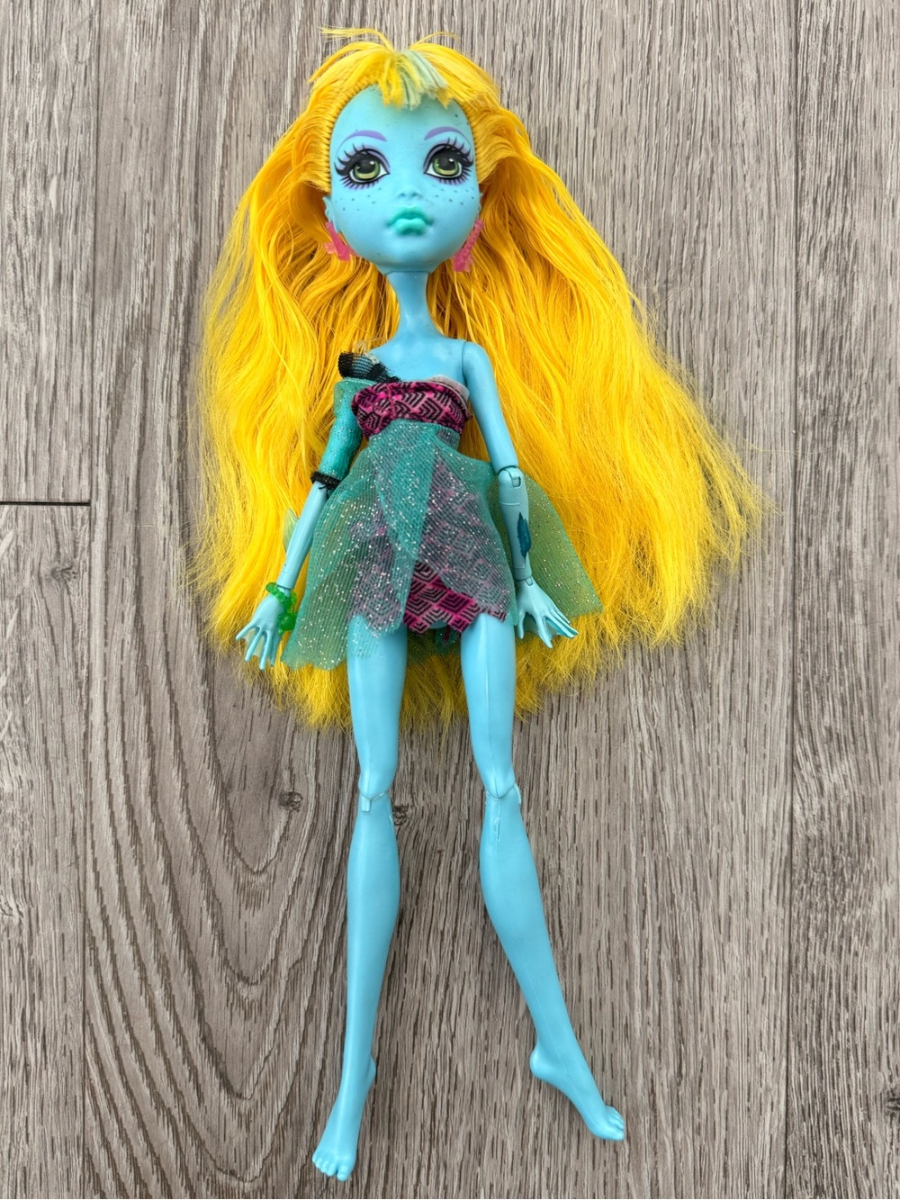 Monster High 13 Wishes Fresh Water Lagoona Blue Doll Mattel Sea Monster